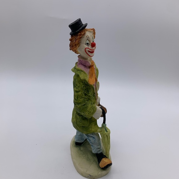Ceramic Morelia Banker Clown Figurine Sculpture 9-1/2” Vintage - Picture 2 of 13